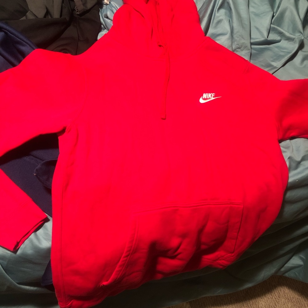 Red Nike Hoody- Brand New